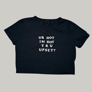 Dolls Kill Black Crop Top